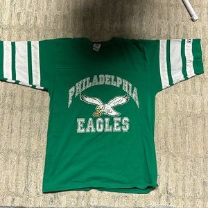 vintage logo 7 Philadelphia Eagles Kelly Green t shirt men’s size large